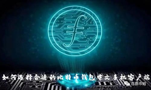 如何选择合适的比特币钱包中文手机客户端